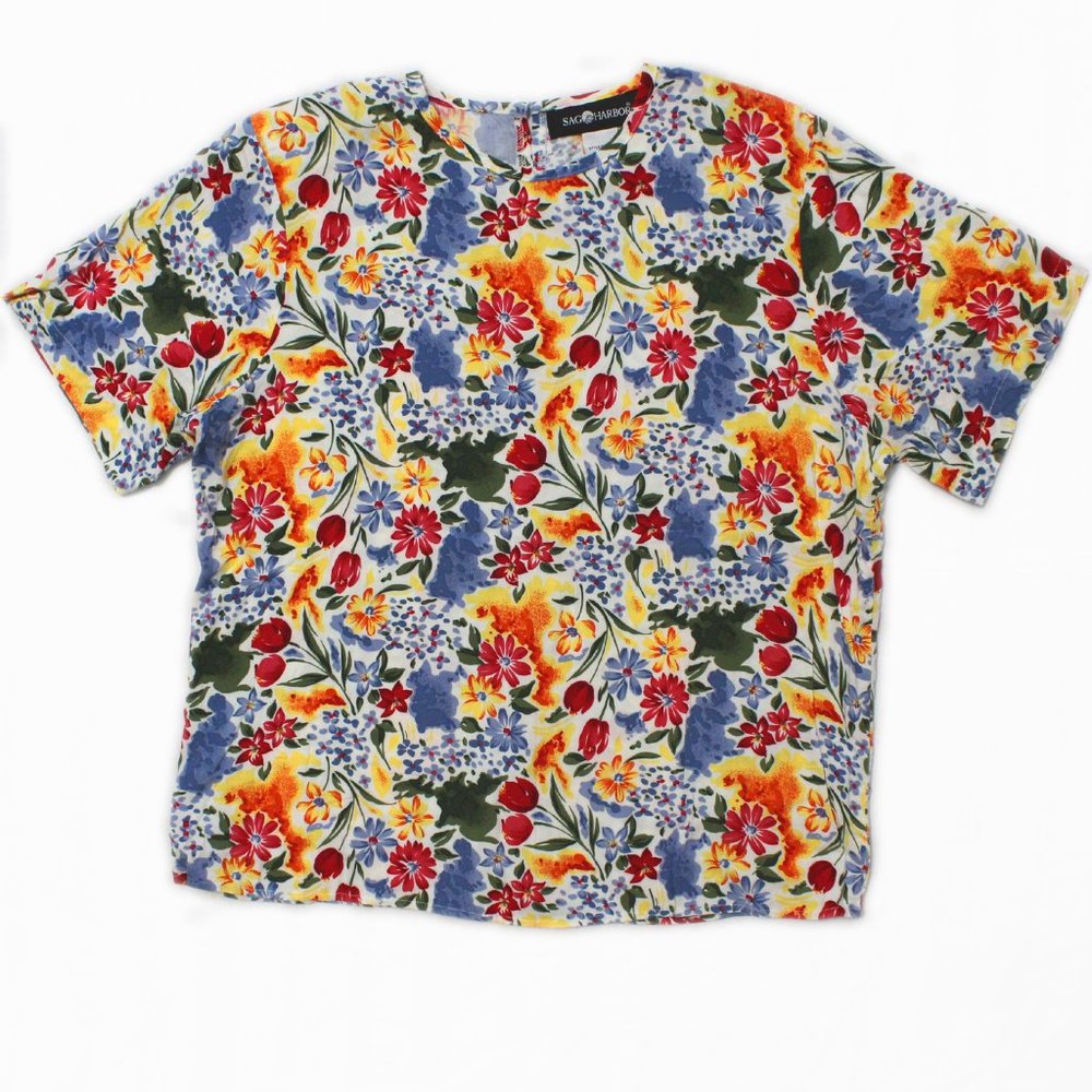 Vintage Floral Women's Top